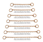 14K Gold Rolo Chain (3 colors, 7 lengths)