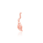 14K Gold Broom Threadless End