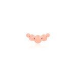 14k Gold Croissant Threadless End