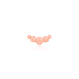 14k Gold Croissant Threadless End