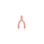 14K Gold Wishbone Threadless End