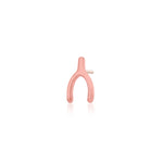 14K Gold Wishbone Threadless End