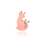 14K Gold Juni-Purr Threadless End
