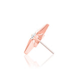 14k Gold Stella Threadless End