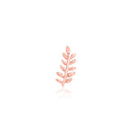 14k Gold Willow Threadless End