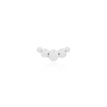 14k Gold Croissant Threadless End