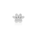 14K Gold Dog Paw Threadless End