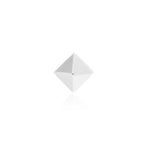 14K Gold Pyramid Threadless End