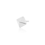 14K Gold Pyramid Threadless End