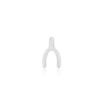 14K Gold Wishbone Threadless End