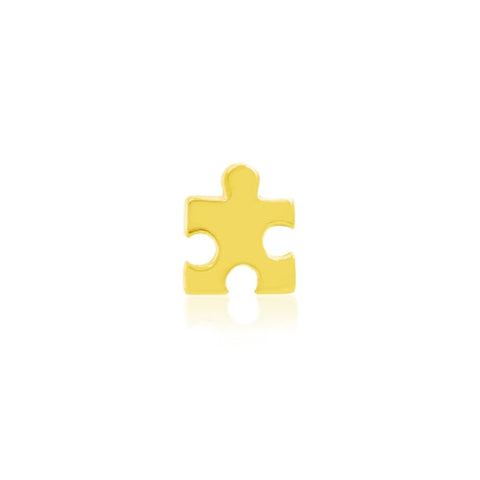 14K Gold Puzzle piece