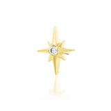 14k Gold Stella Threadless End