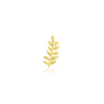 14k Gold Willow Threadless End