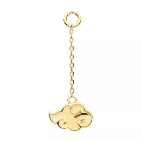 14K Gold Naruto Akatsuki Chain Dangle Charm