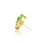 14kt Gold Jaide Kryptonite Threadless End (Copy)