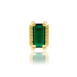 14kt Gold Arvi Emerald Green CZ Threadless End (Copy)