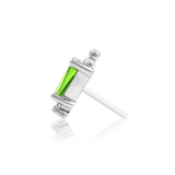 14kt Gold Nixie Kryptonite Threadless End