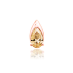 14K Gold Kya Champagne Threadless End