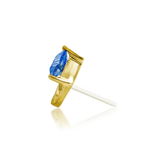 14kt Gold Selene Tanzanite Threadless End