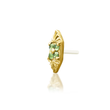 14kt Gold Liviana Kryptonite Threadless End