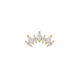 14K Gold Aurelia Threadless End