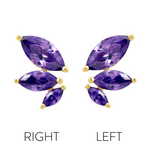 14K Gold Glory Amethyst Threadless End
