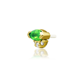 14kt Gold Meri Kryptonite Threadless End