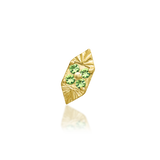 14kt Gold Liviana Kryptonite Threadless End