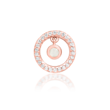 14K Gold Ailany Moonstone Threadless End