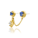 14kt Gold Finery Threadless End
