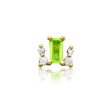 14kt Gold Alcina Kryptonite Threadless End