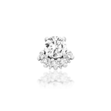 14kt Gold Rolina White CZ