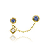 14kt Gold Finery Threadless End