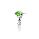 14kt Gold Rilian Kryptonite Threadless End