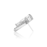 14KT Gold Oasis White CZ Threadless End