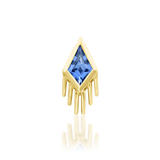 14kt Gold Esmeralda Threadless End