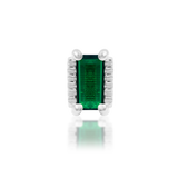14kt Gold Arvi Emerald Green CZ Threadless End (Copy)