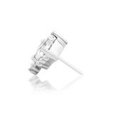 14kt Gold Hesper White CZ Threadless End