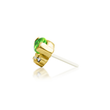 14kt Gold Meri Kryptonite Threadless End
