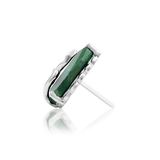 14K Gold Hecate Moss Agate Gem Threadless End