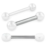 Titanium Threadless Nipple Barbell