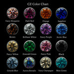 Bezel-Set Swarovski Titanium Threaded End