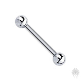 14K Solid Gold Barbell (2 colors)