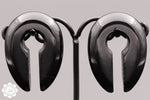 Keyhole Weights - Black Agate