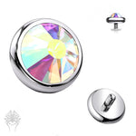 Flat Bezel Set CZ Top