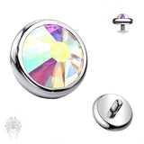 Flat Bezel Set CZ Top