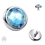 Flat Bezel Set CZ Top