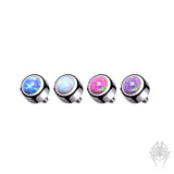 Bezel Set Opal Top