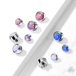 Bezel Set Opal Top