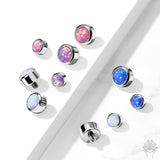 Bezel Set Opal Top